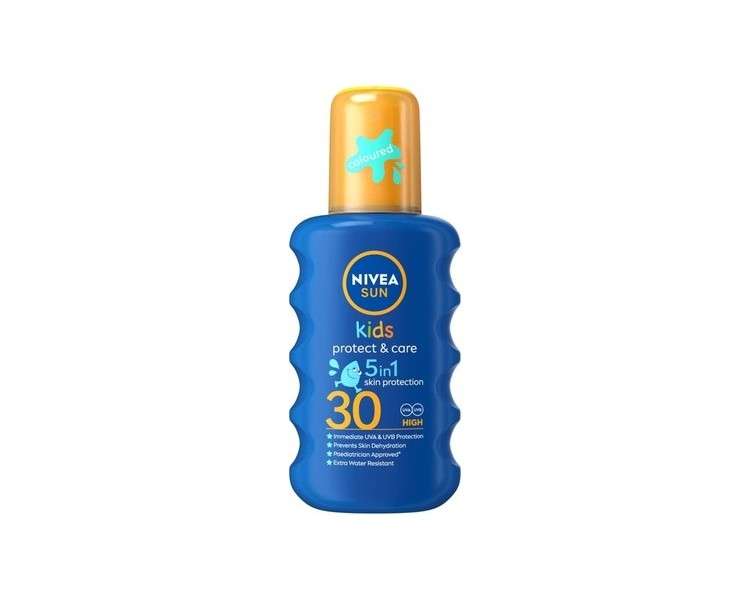 Nivea Sun Spf30 Spray For Children, Durable, Water Resistant, 200ml