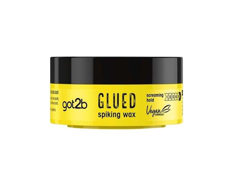 Schwarzkopf got2b Glued Spiking Glue Hair Wax Strong Hold for Up to 72 Hours 75ml Unscented