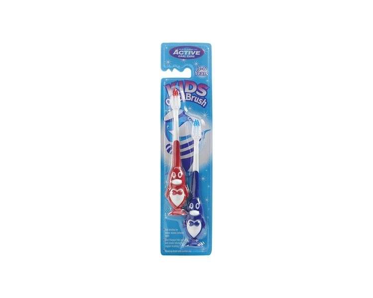 Beauty Formulas Active Oral Care Kids Penguin Quick Brush 2-Pieces - Assorted