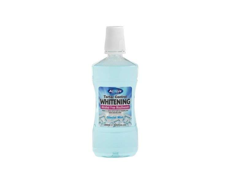 Beauty Formulas Active Oral Care Tartar Control Whitening Mouthwash Glacial Mint