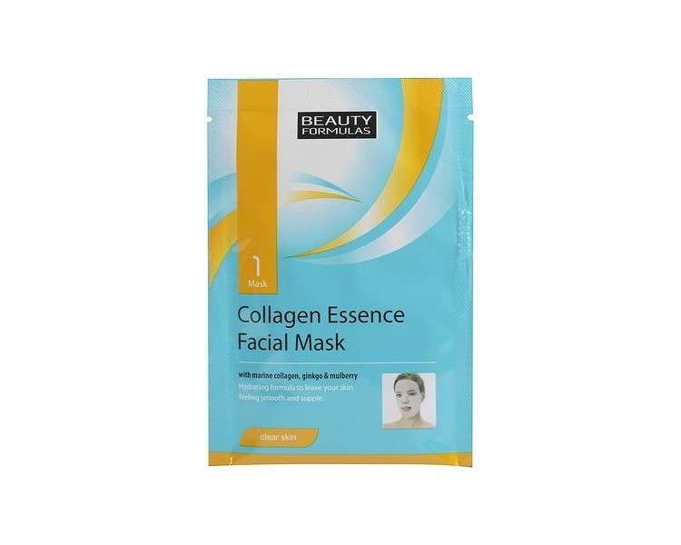 Beauty Formulas Clear Skin Collagen Essence Facial Mask