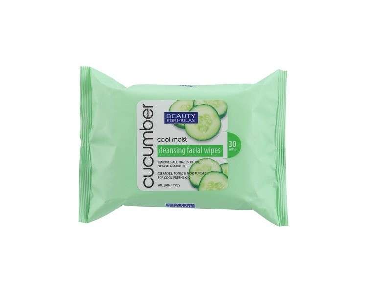 Beauty Formulas Cucumber Facial Wipes