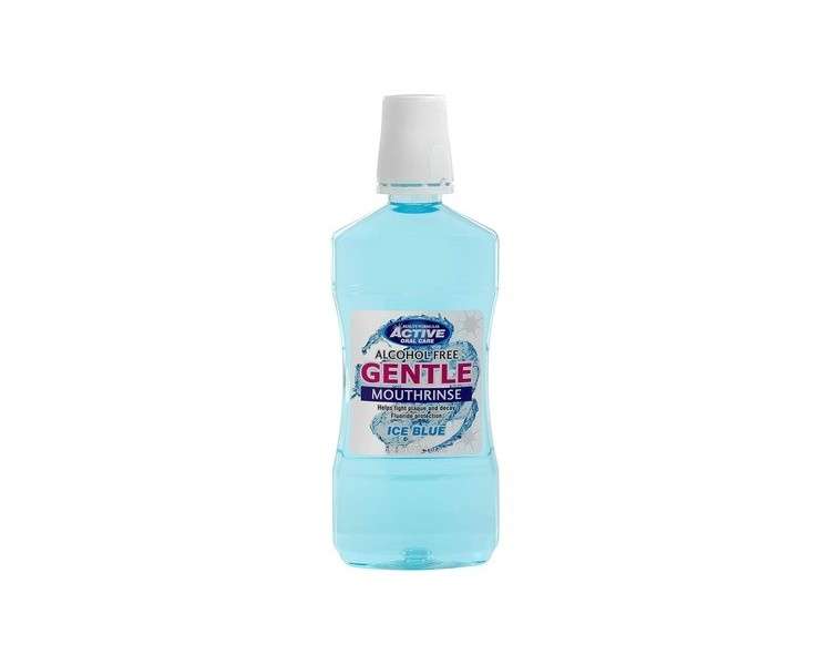 Beauty Formulas Active Oral Care Alcohol-Free Gentle Mouth Rinse Ice Blue