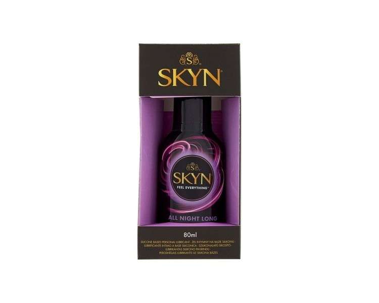 SKYN All Night Long Silicone-Based Long-Lasting Lubricant 80ml