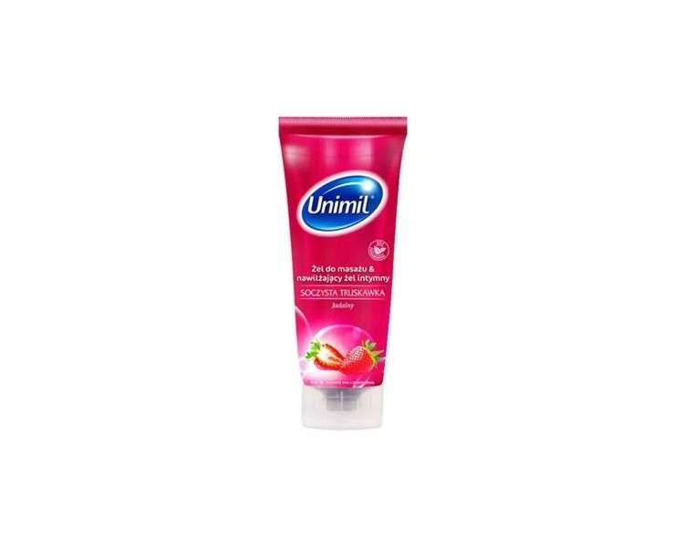 Unimil Gentle Strawberry Intimate Gel and Massage 2-in-1 200ml