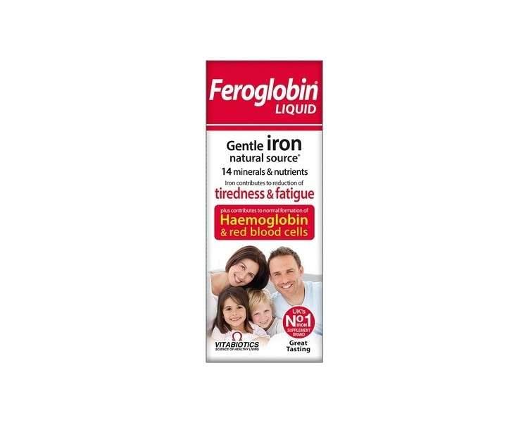 Vitabiotics Feroglobin Gentle Iron and Nutrient Liquid 200ml