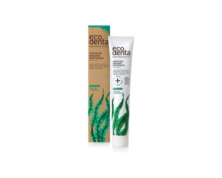 Ecodenta Organic Whitening Toothpaste with Spirulina 75ml