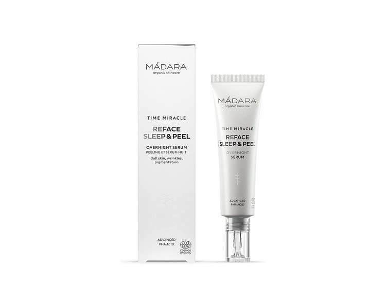 Mádara Time Miracle Reface Sleep & Peel Overnight Serum 30ml