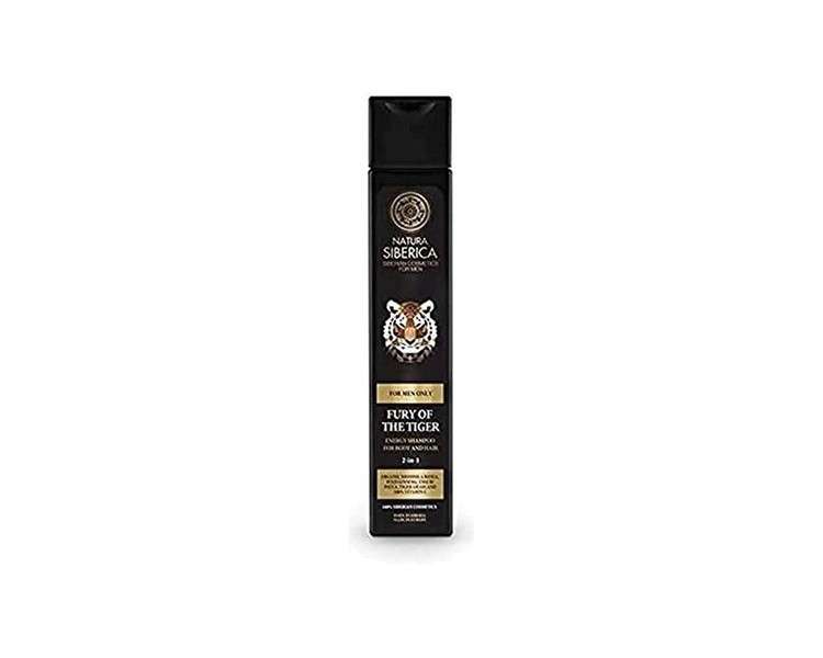 Natura Siberica Men's Fury Of The Tiger Energy Shampoo for Body and Hair 250ml