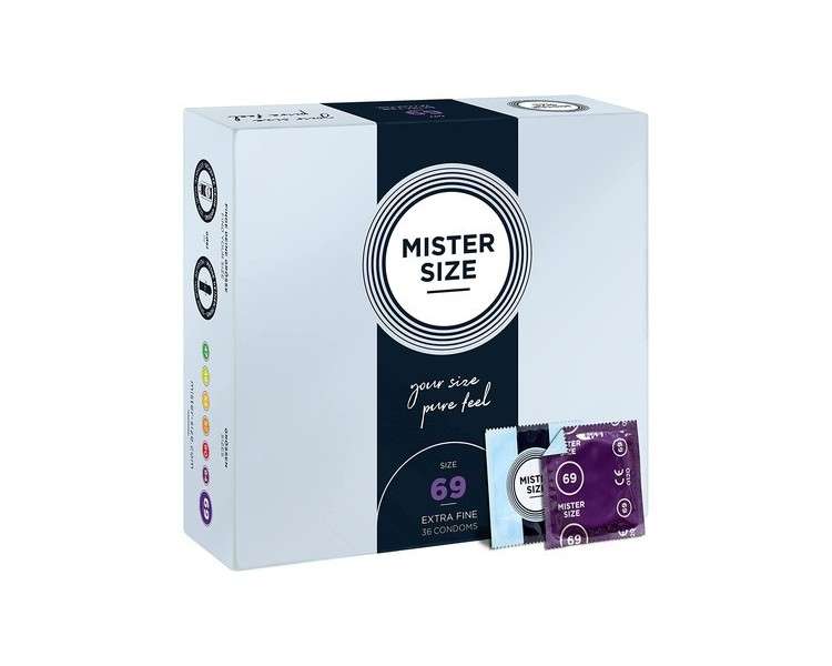 MISTER SIZE Condoms Ultra Thin 69mm - Pack of 36