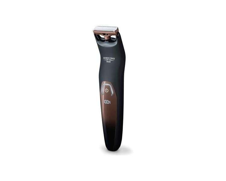 Beurer HR 6000 Body Groomer for Wet and Dry Shaving on Face and Body with Adjustable Comb Attachment and Double-Sided Stainless Steel Razor Blade