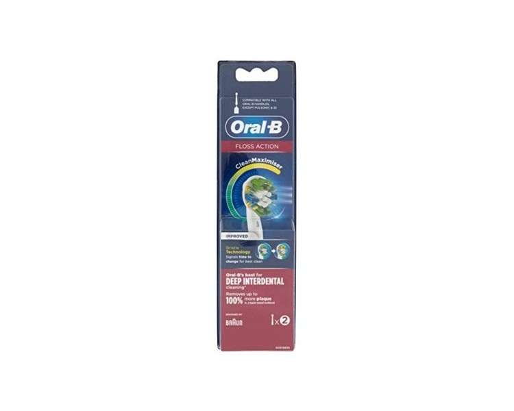 Oral-B FlossAction Brush Heads with CleanMaximiser Technology