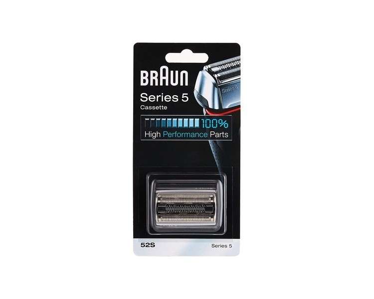 Braun 52S Replacement Foil and Cutter Cassette Multi Silver BLS