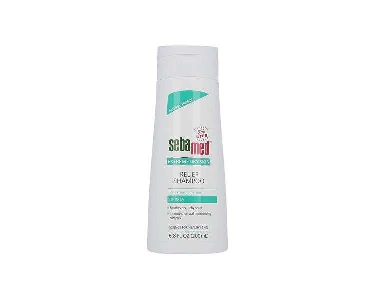 SEBAMED Extreme Dry Skin Relief Treatment Shampoo with 5% Urea for Dry Itchy Scalp 200mL