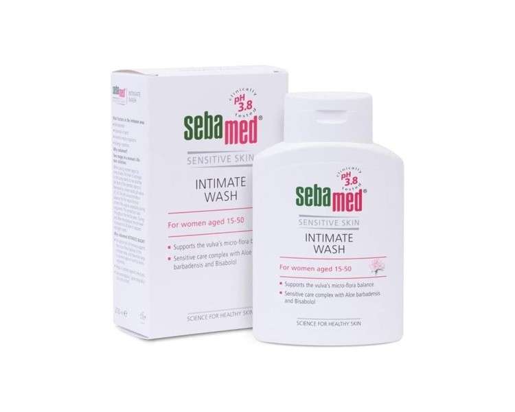 Sebamed Feminine Intimate Wash pH 3.8 Daily Vaginal Hygiene Wash 200ml