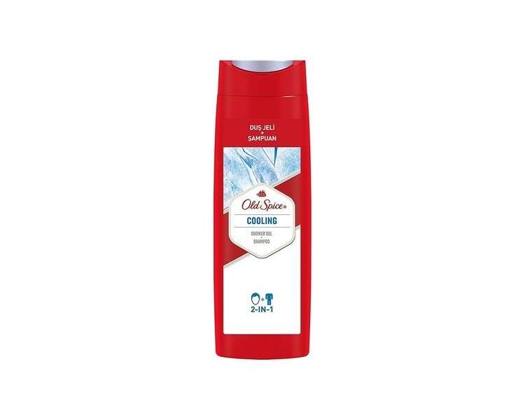 Old Spice Cooling 2-in-1 Shower Gel + Shampoo 400ml