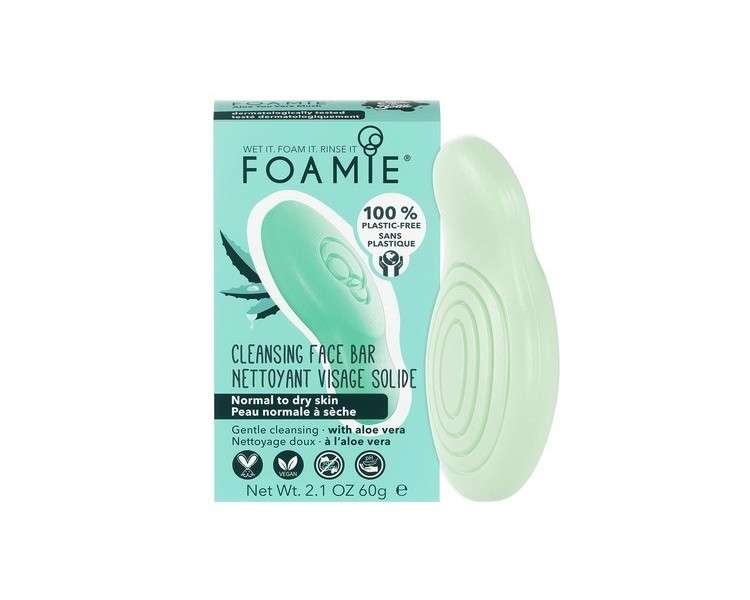 Foamie Cleansing Face Bar Aloe You Vera Much Aloe Vera 60g