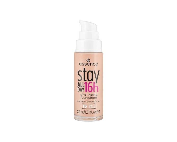 Essence Stay All Day 16h Long-Lasting Foundation 15 Soft Cream