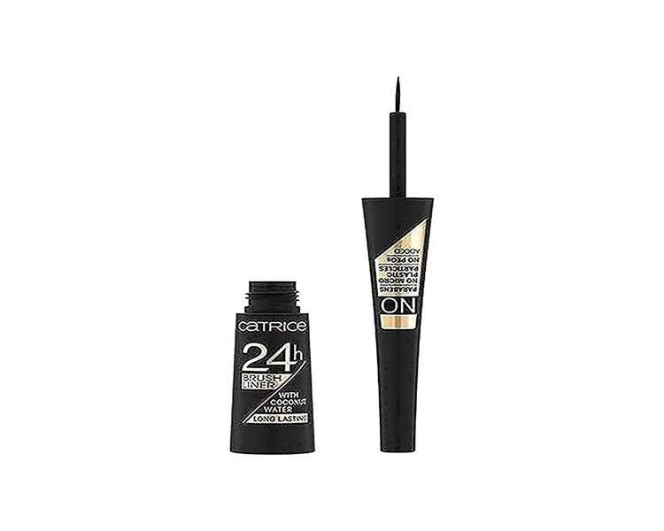 Catrice 24h Brush Liner Eye Liner with Coconut Water 010 Ultra Black 3ml