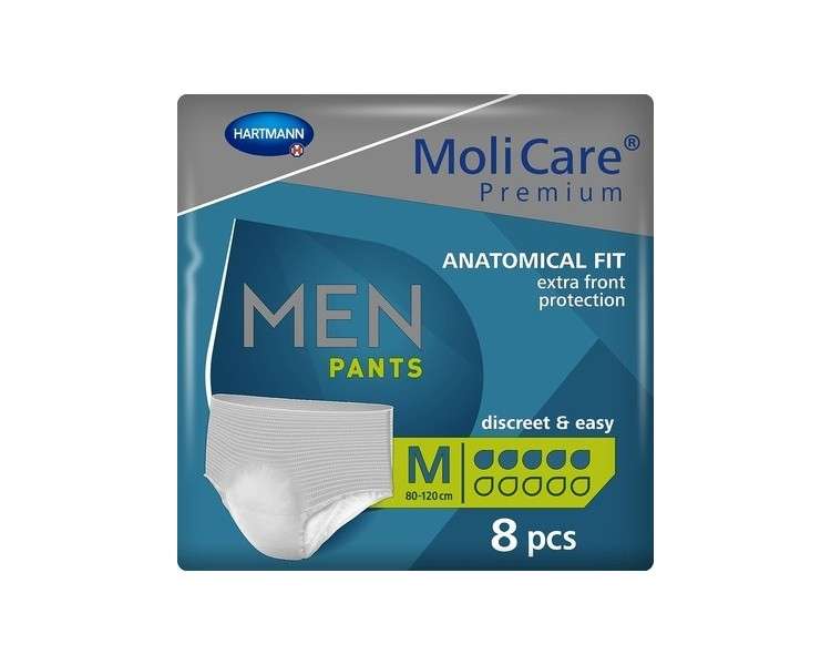 MoliCare Premium Men Pants for Bladder Weakness with Aloe Vera Size M