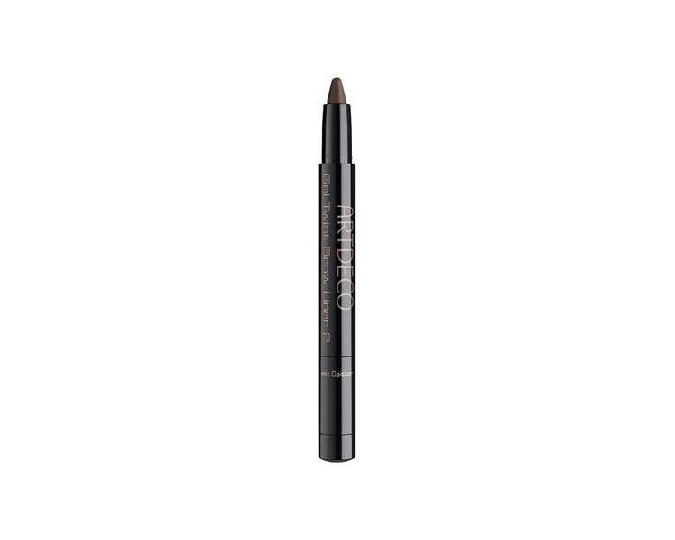 ARTDECO Gel Twist Brow Liner Eyebrow Gel Brow Pen No. 2 Deep Brown 2