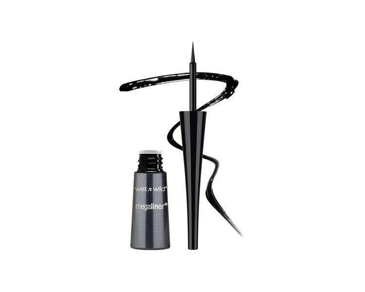 Wet n Wild MegaLiner Liquid Eyeliner with Flexible Applicator Black