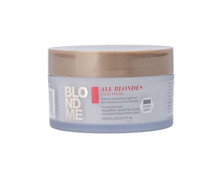 Schwarzkopf Professional BlondMe All Blondes Rich Mask 200ml