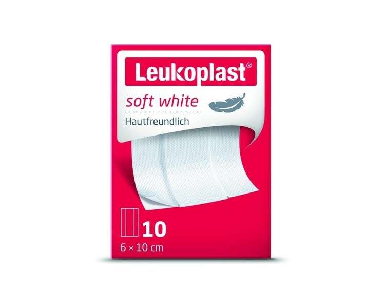 BSN Medical Leukoplast Soft White Dressings 6x10cm - Pack of 10