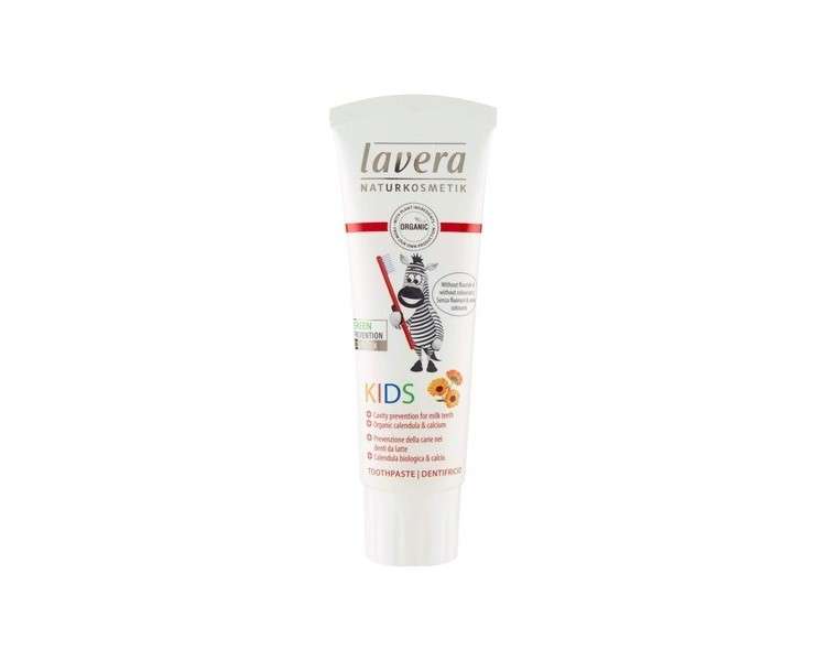 Lavera Kids Fluoride Free Toothpaste with Calendula and Calcium 75ml