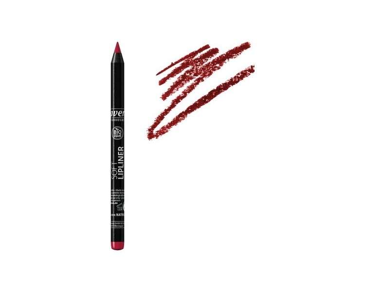 lavera Soft Lipliner Red 03 Smooth Creamy and Long-Lasting Formula Natural Cosmetics Makeup Organic Plant Ingredients 1.4g