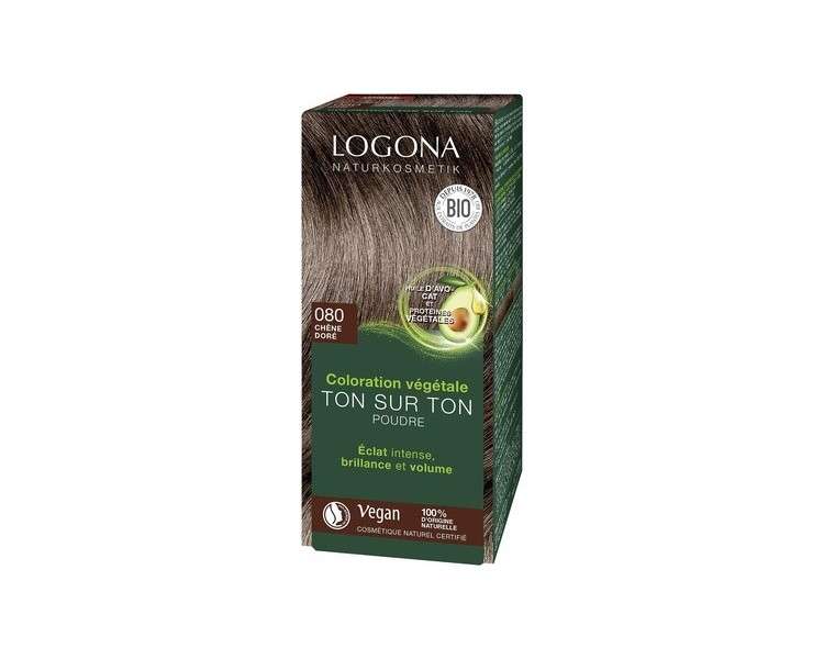 Logona Herbal Hair Color Powder 080 Natural Brown