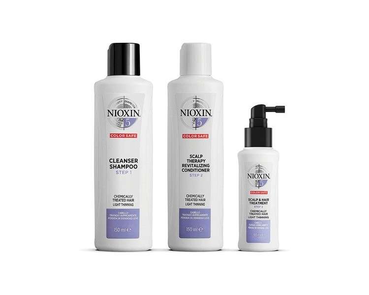 3d Care System By Nioxin System 5, 3 Part System Kit For Chemically Treated Hair