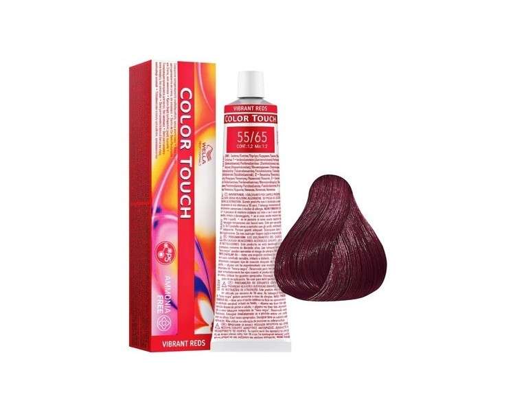Wella Professionals Color Touch 55/65 Light Intense Violet Mahogany Brown 60ml