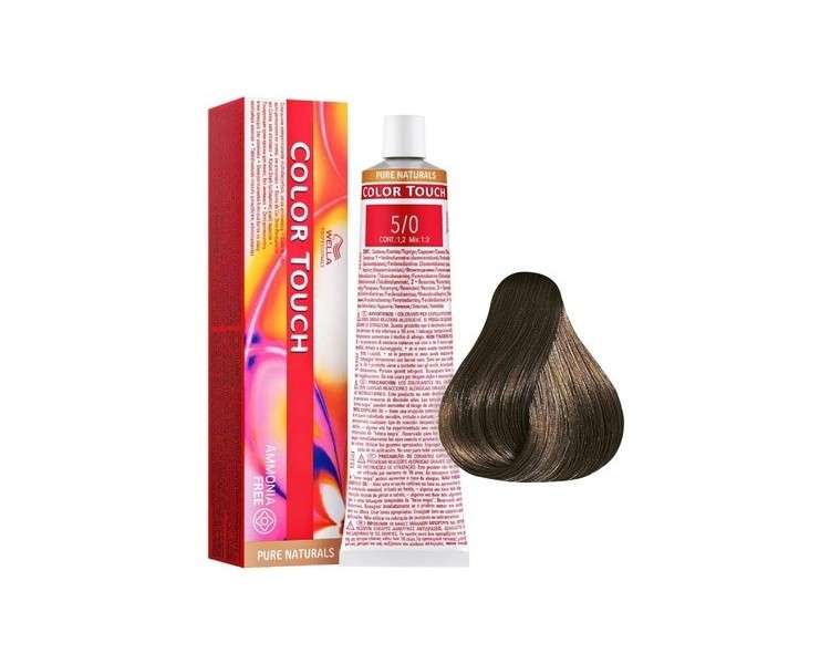 Wella Professionals Color Touch Semipermanent Haircolor Number 5/0 1 Count