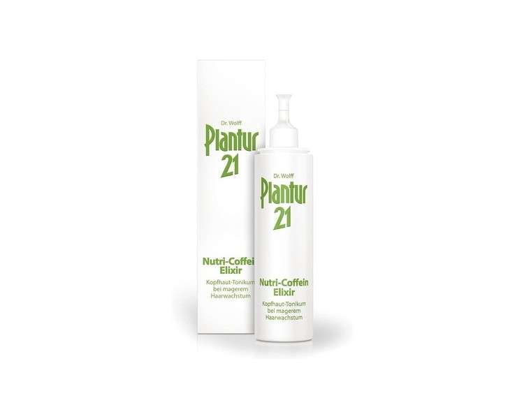 Plantur 21 Nutri-Caffeine Elixir 200ml Hair Tonic for Improved Hair Growth with 24 Hour Active Ingredient Depot