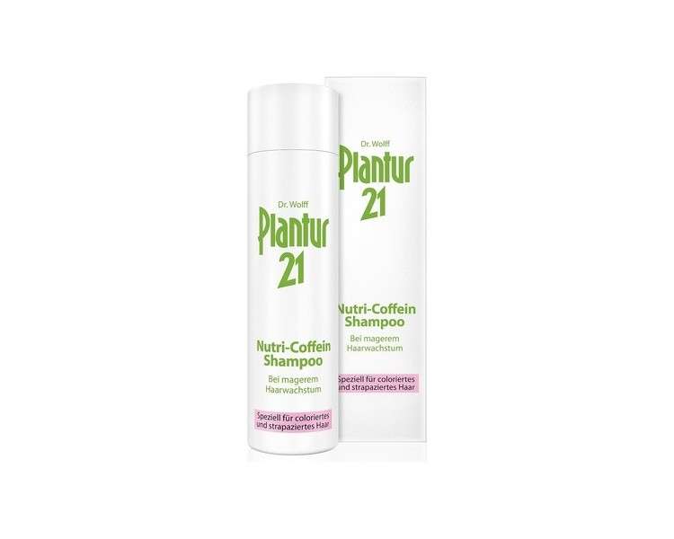 Plantur 21 Nutri-Caffeine Shampoo for Colored and Damaged Hair 250ml