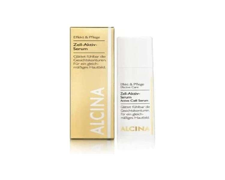 Alcina E Cell Activating Serum Nourishing Cosmetics 30ml - Pack of 2 - Smoothes Facial Contours