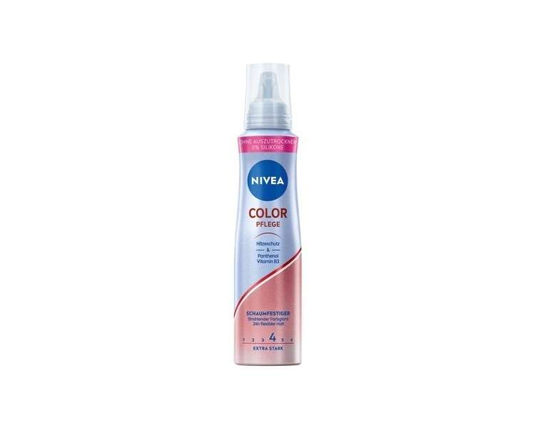Nivea Color Protection Mousse Extra Strong Foam Styling Spray 150ml