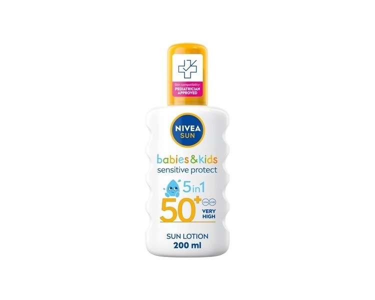 Nivea Sun Kids Sensitive Protect & Care Sunscreen Spray SPF 50+ 200ml