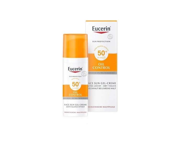 Eucerin Sun Gel Cream SPF 50+ Face Cream 50ml
