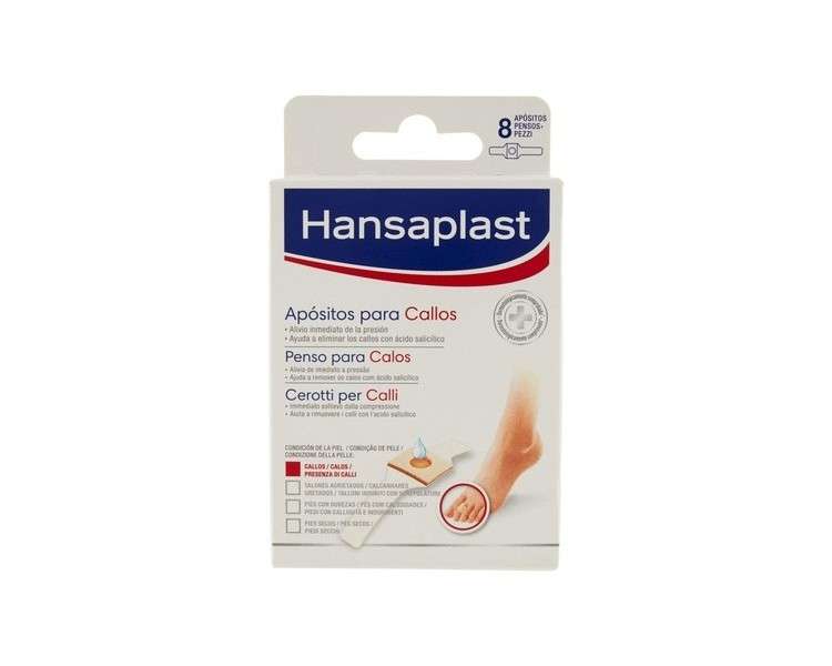 Hansaplast Corn Dressings Feet Care Pack of 8