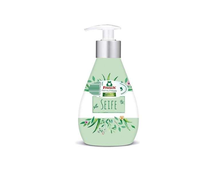 Frosch Reine Pflege Aloe Vera Liquid Soap with Pump Dispenser and Various Designs 300ml