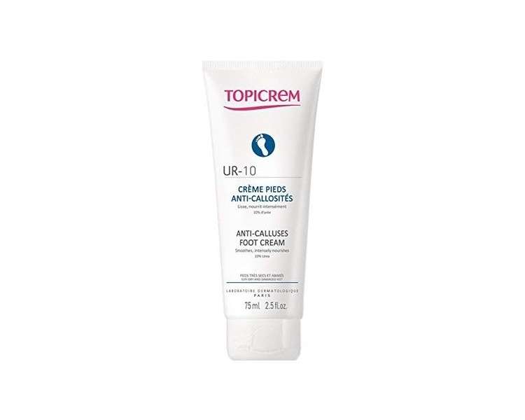 Topicrem UR-10 Callus Repair Foot Cream 75ml