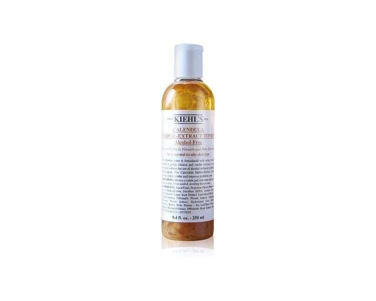 Kiehl's Calendula Herbal Extract Alcohol Free Toner Medium Size 8.4oz 250ml