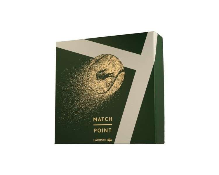 Lacoste Match Point Eau De Toilette Spray 50ml/1.7oz + Shower Gel 75ml/2.5oz gift set