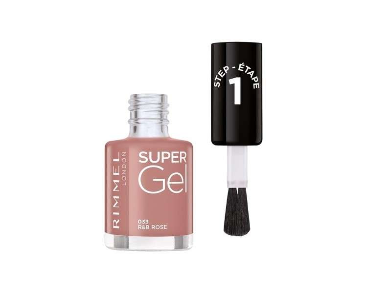 Rimmel London Super Gel Nail Polish 033 R&B Rose