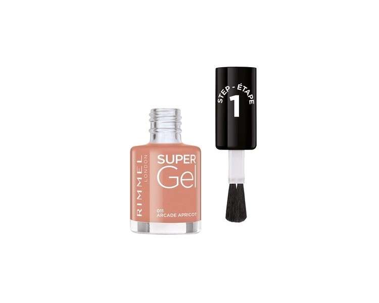 Rimmel London Super Gel nail polish 011 Arcade Apricot 12ml