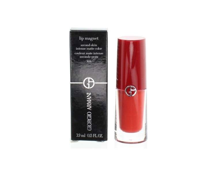 Armani - 'Lip Magnet Vibes' Liquid Lipstick 304 Scarlet