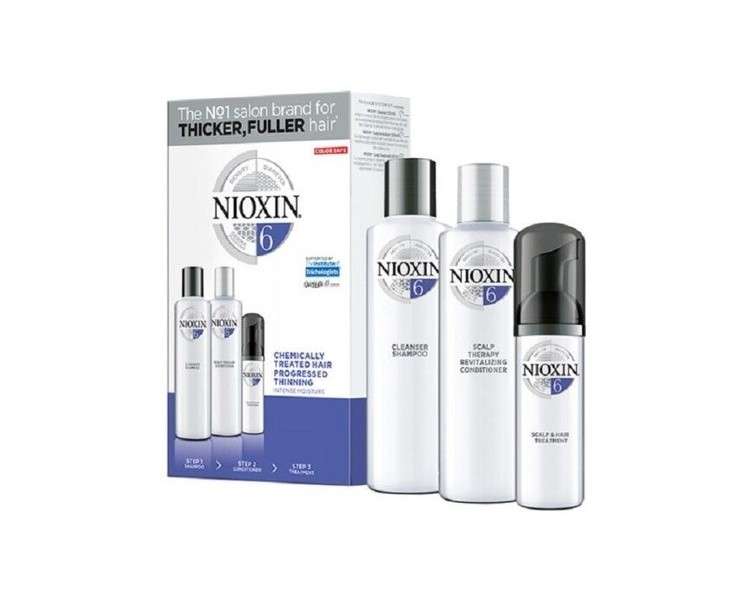 Nioxin System 6 Starter Set for Chemically Treated Hair 340ml