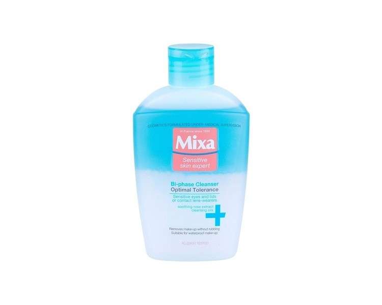 Mixa Optimal Tolerance Bi-Phase Cleanser 125ml Eye Makeup Remover